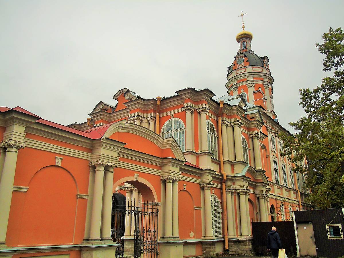 фасады. Троицкая Александро-Невская лавра. Церковь Феодора Новгородского, Центральный район (Санкт-Петербург, г. Санкт-Петербург)