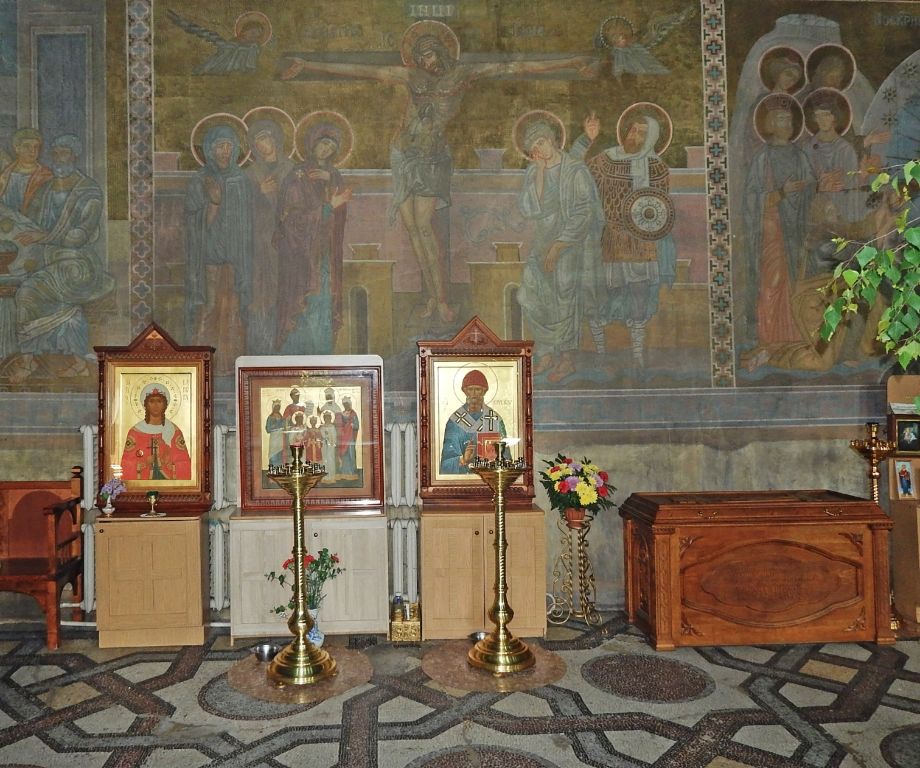 Троицкая Сергиева Приморская пустынь. Церковь Сергия Радонежского, Стрельна (Санкт-Петербург, Петродворцовый район, г. Санкт-Петербург). интерьер и убранство