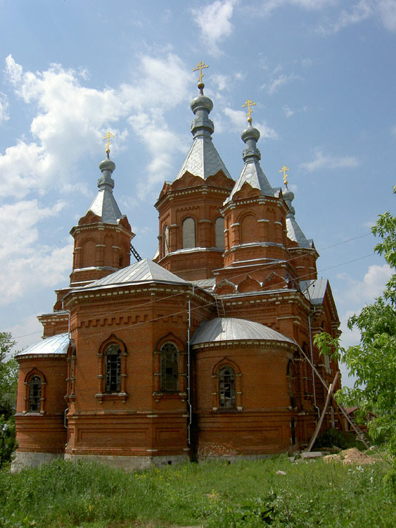 Богородицко-Тихоновский Тюнинский женский монастырь. Собор Вознесения Господня, Тюнино (Задонский район, Липецкая область). фасады, Вид с востока.