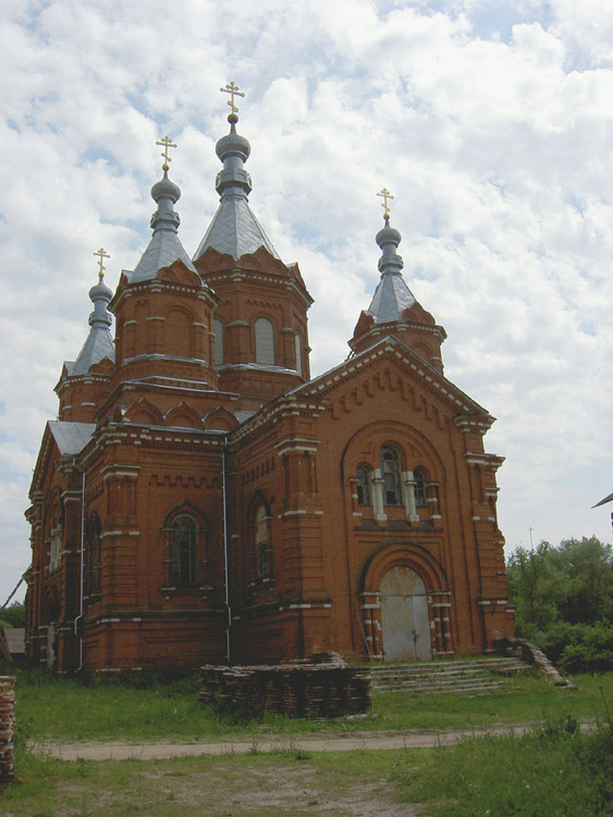 Богородицко-Тихоновский Тюнинский женский монастырь. Собор Вознесения Господня, Тюнино (Задонский район, Липецкая область). фасады, Вид с С-З