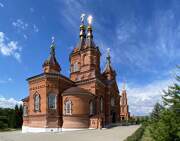 Богородицко-Тихоновский Тюнинский женский монастырь. Собор Вознесения Господня, Вид с северо-востока<br>, Тюнино, Задонский район, Липецкая область
