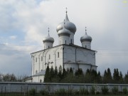 Варлаамо-Хутынский Спасо-Преображенский женский монастырь. Собор Спаса Преображения, Вид собора с юго-востока.<br>, Хутынь, Новгородский район, Новгородская область