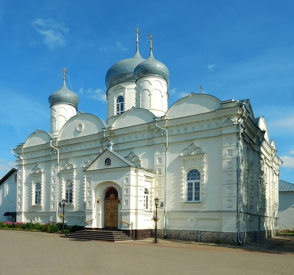Зверин монастырь. Собор Покрова Пресвятой Богородицы, Великий Новгород (Великий Новгород, город, Новгородская область). фасады