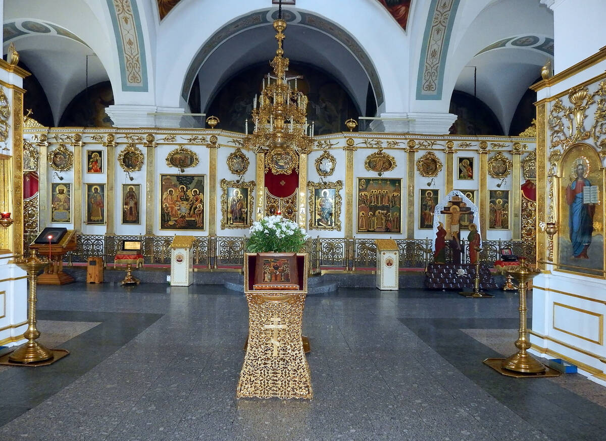 Зверин монастырь. Собор Покрова Пресвятой Богородицы, Великий Новгород (Великий Новгород, город, Новгородская область). интерьер и убранство