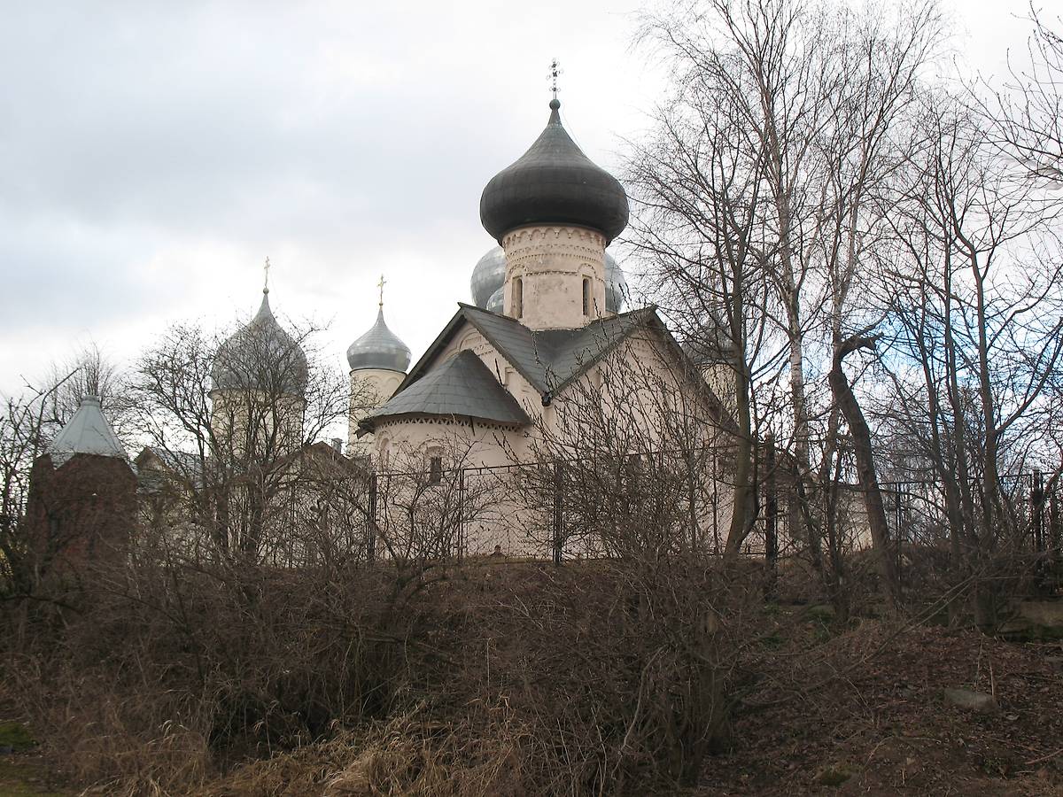 фасады. Зверин монастырь. Церковь Симеона Богоприимца, Великий Новгород (Великий Новгород, город, Новгородская область)
