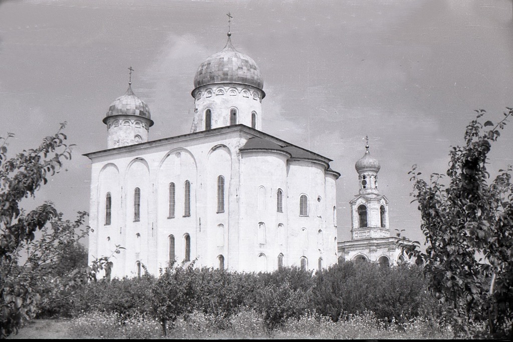 Юрьев мужской монастырь. Собор Георгия Победоносца, Юрьево (Великий Новгород, город, Новгородская область). архивная фотография, Юрьево.Собор Георгия Победоносца