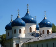 Юрьев мужской монастырь. Собор Воздвижения Креста Господня, , Юрьево, Великий Новгород, город, Новгородская область