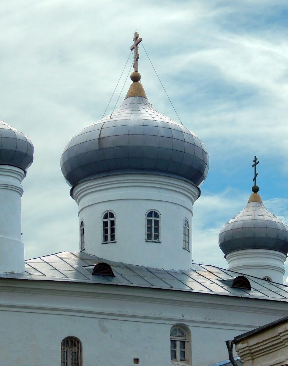 Юрьев мужской монастырь. Собор Спаса Нерукотворного Образа, Юрьево (Великий Новгород, город, Новгородская область). архитектурные детали
