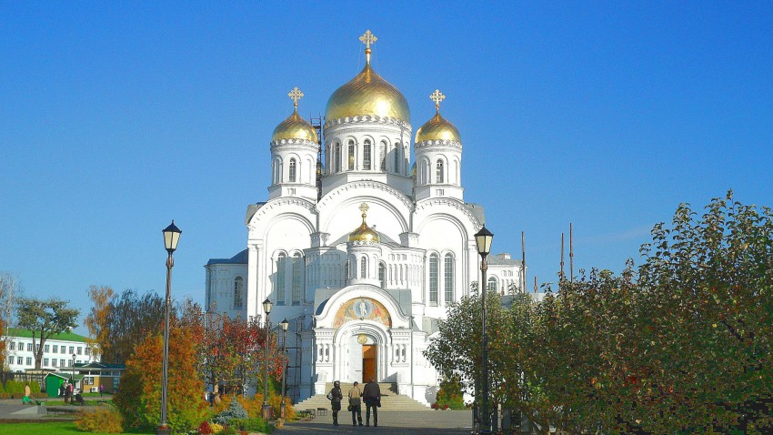 Серафимо-Дивеевский Троицкий монастырь. Собор Преображения Господня, Дивеево (Дивеевский район, Нижегородская область). фасады