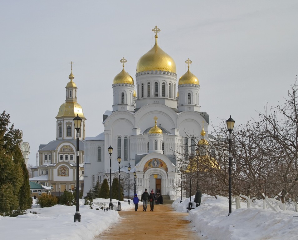 Серафимо-Дивеевский Троицкий монастырь. Собор Преображения Господня, Дивеево (Дивеевский район, Нижегородская область). фасады