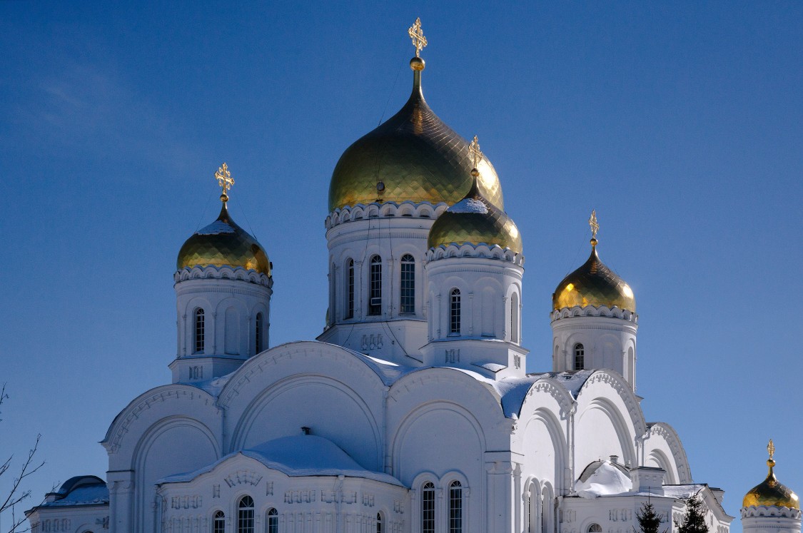 Серафимо-Дивеевский Троицкий монастырь. Собор Преображения Господня, Дивеево (Дивеевский район, Нижегородская область). архитектурные детали