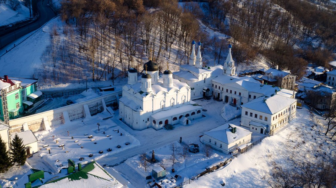 Благовещенский монастырь. Собор Благовещения Пресвятой Богородицы, Нижегородский район (Нижний Новгород, город, Нижегородская область). общий вид в ландшафте