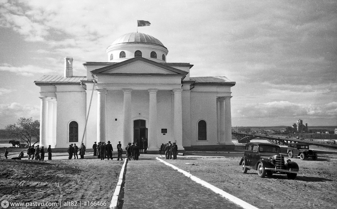 Благовещенский монастырь. Церковь Алексия, митрополита Московского, Нижегородский район (Нижний Новгород, город, Нижегородская область). архивная фотография, В 1950гг здесь был Планетарий  Источник: https://pastvu.com/p/166466