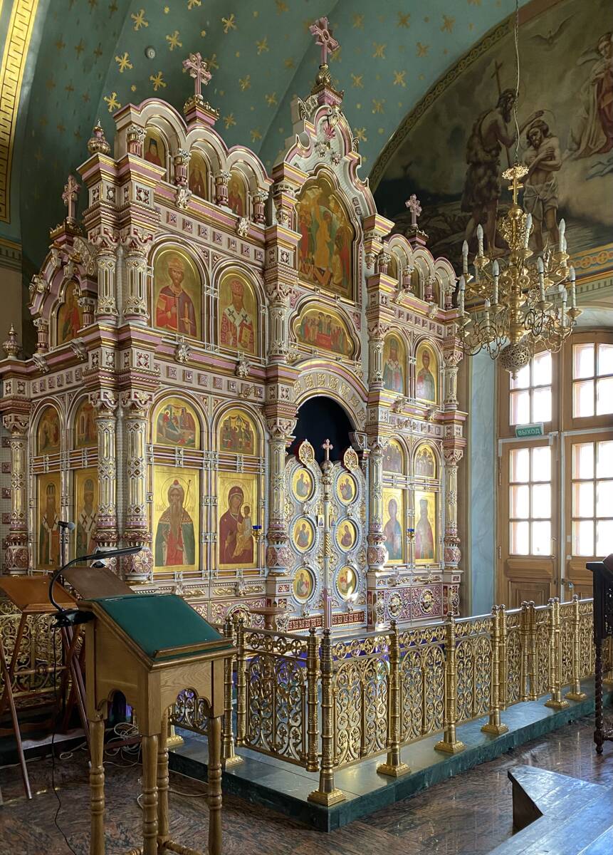 Благовещенский монастырь. Церковь Алексия, митрополита Московского, Нижегородский район (Нижний Новгород, город, Нижегородская область). интерьер и убранство, Южный придельный иконостас