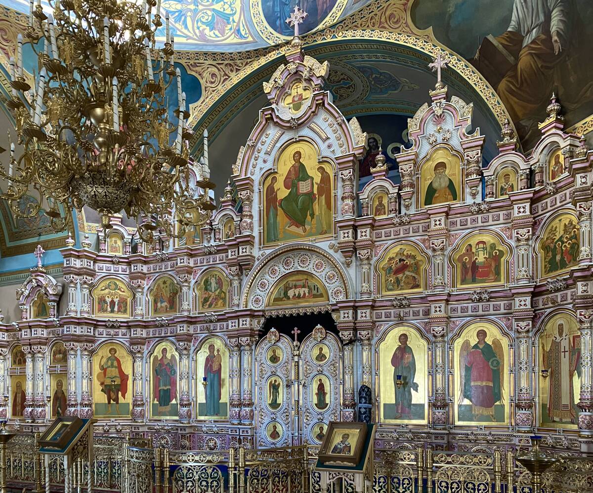 Благовещенский монастырь. Церковь Алексия, митрополита Московского, Нижегородский район (Нижний Новгород, город, Нижегородская область). интерьер и убранство, Главный иконостас