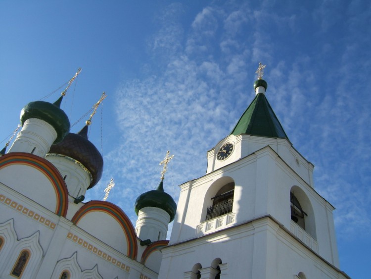 Нижегородский район. Печёрский Вознесенский монастырь. Собор Вознесения Господня. архитектурные детали, Вознесенский Собор Печерского Монастыря (в анасамбле с колокольней). 1630-1632 гг. постройки. 