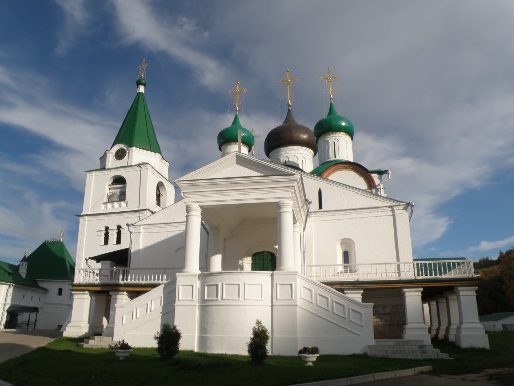 Нижегородский район. Печёрский Вознесенский монастырь. Собор Вознесения Господня. архитектурные детали