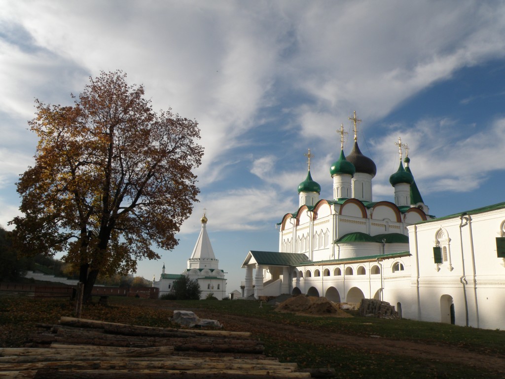 Нижегородский район. Печёрский Вознесенский монастырь. Собор Вознесения Господня. фасады