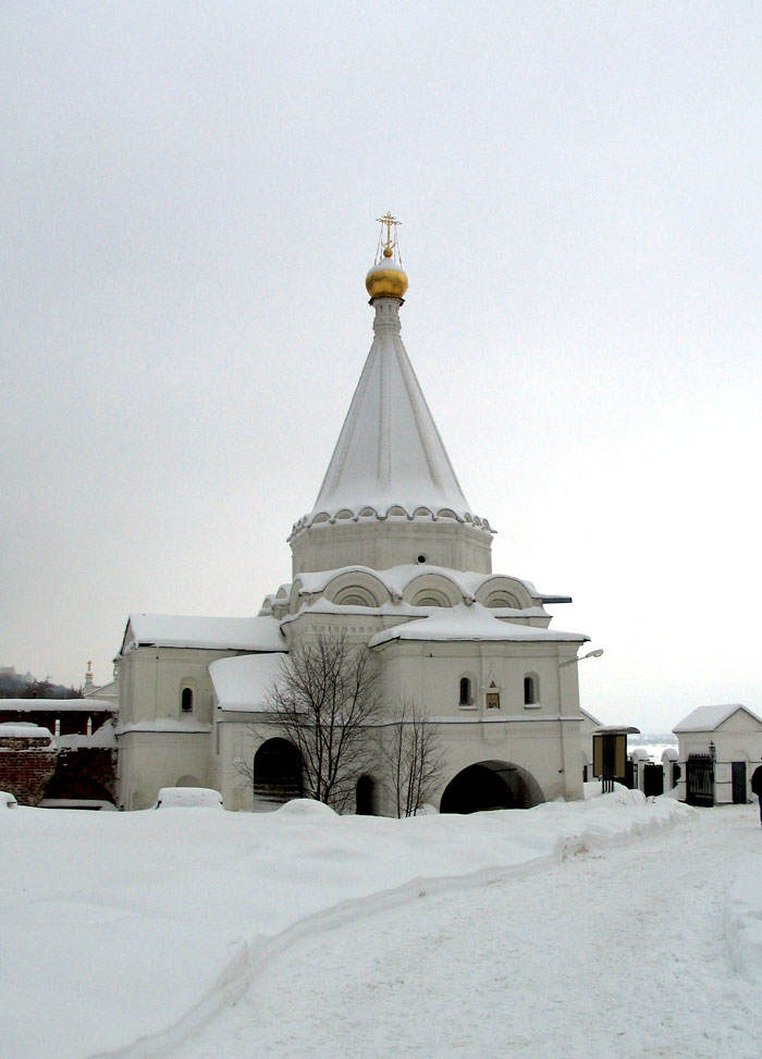 Нижегородский район. Печёрский Вознесенский монастырь. Церковь Евфимия Суздальского. фасады