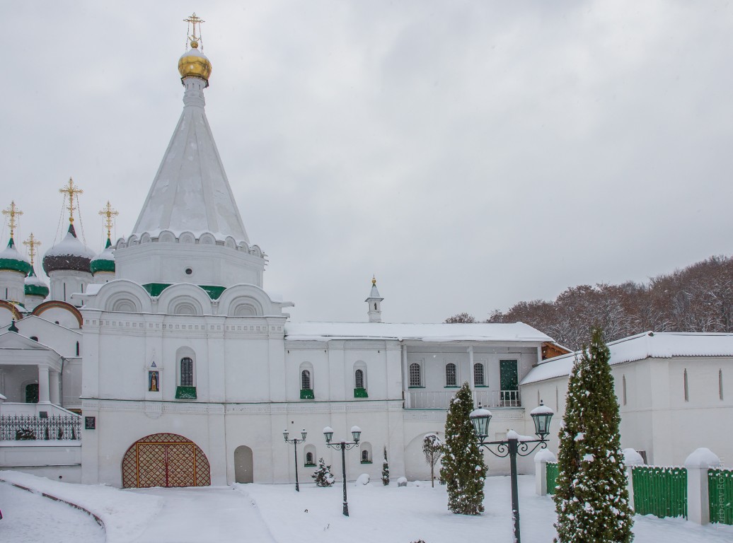 Нижегородский район. Печёрский Вознесенский монастырь. Церковь Евфимия Суздальского. фасады