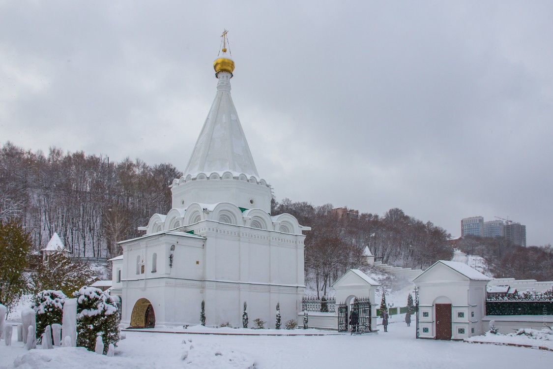 Нижегородский район. Печёрский Вознесенский монастырь. Церковь Евфимия Суздальского. фасады