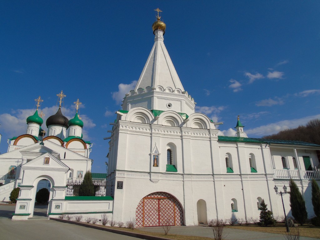 Нижегородский район. Печёрский Вознесенский монастырь. Церковь Евфимия Суздальского. фасады