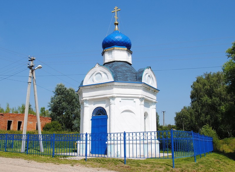 Часовня Тихвинской иконы Божией Матери, Дмитриевское (Заокский район, Тульская область). фасады