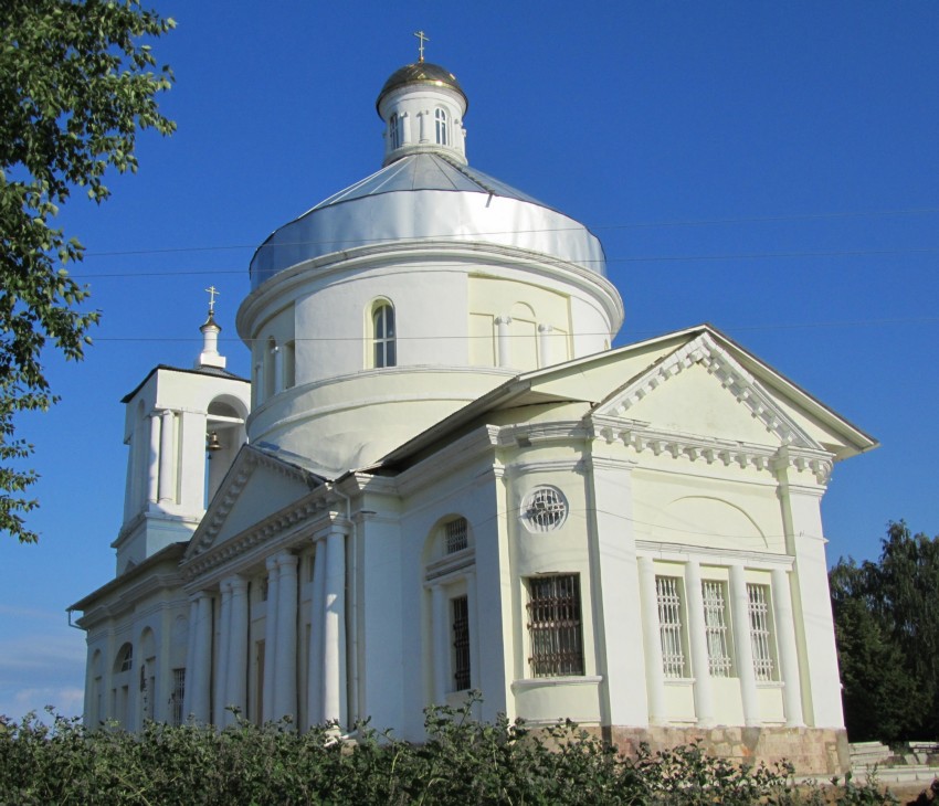 Церковь Димитрия Ростовского, Дмитриевское (Заокский район, Тульская область). фасады, вид с юго-востока
