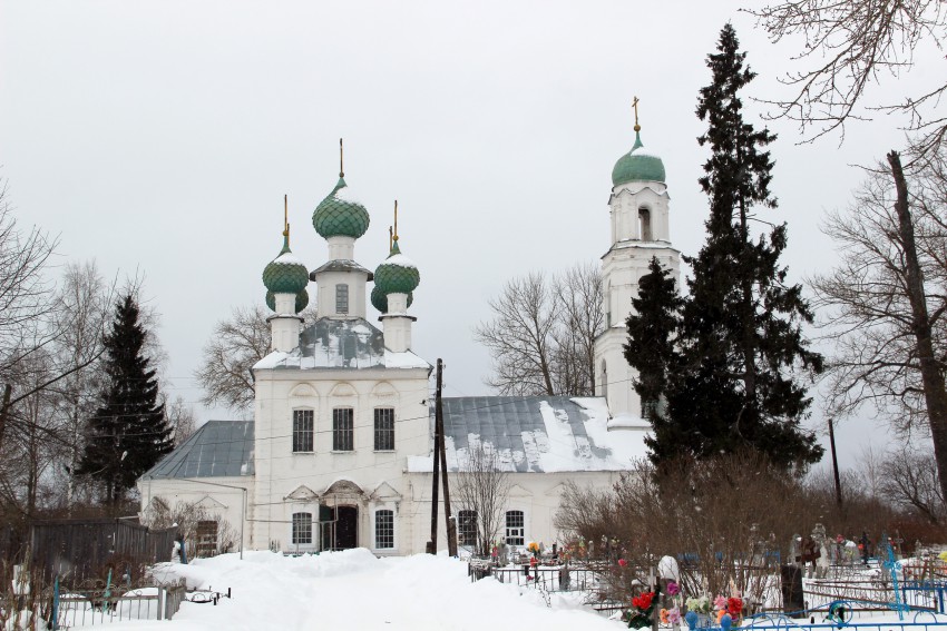Церковь Введения во храм Пресвятой Богородицы, Любим (Любимский район, Ярославская область). общий вид в ландшафте