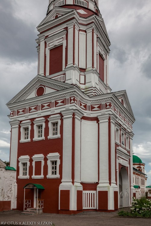 Троице-Сканов женский монастырь. Колокольня с церковью Николая Чудотворца, Сканово (Наровчатский район, Пензенская область). фасады
