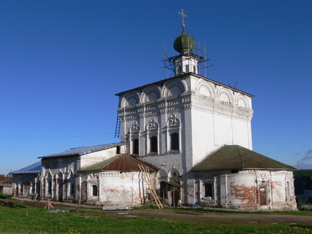 Вознесенский Троицкий монастырь. Церковь Троицы Живоначальной (быв. Вознесения Господня), Соликамск (Соликамский район и г. Соликамск, Пермский край). фасады