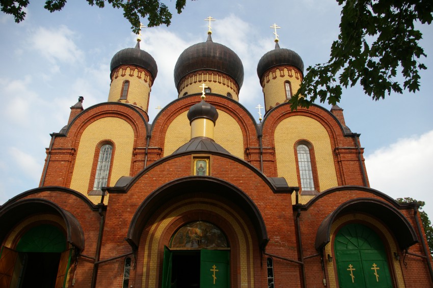 Успенский Пюхтицкий женский монастырь. Собор Успения Пресвятой Богородицы, Куремяэ (Ида-Вирумаа, Эстония). архитектурные детали, Купола храма.