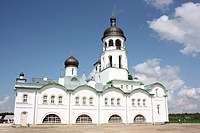 Иоанно-Богословский Савво-Крыпецкий мужской монастырь. Церковь Успения Пресвятой Богородицы и Иоанна Лествичника - Крыпецкое - Псковский район - Псковская область