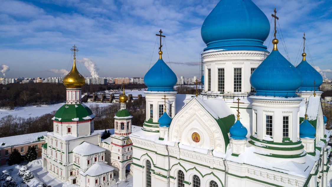 Николо-Перервинский монастырь. Собор Иверской иконы Божией Матери, Печатники (Юго-Восточный административный округ (ЮВАО), г. Москва). архитектурные детали