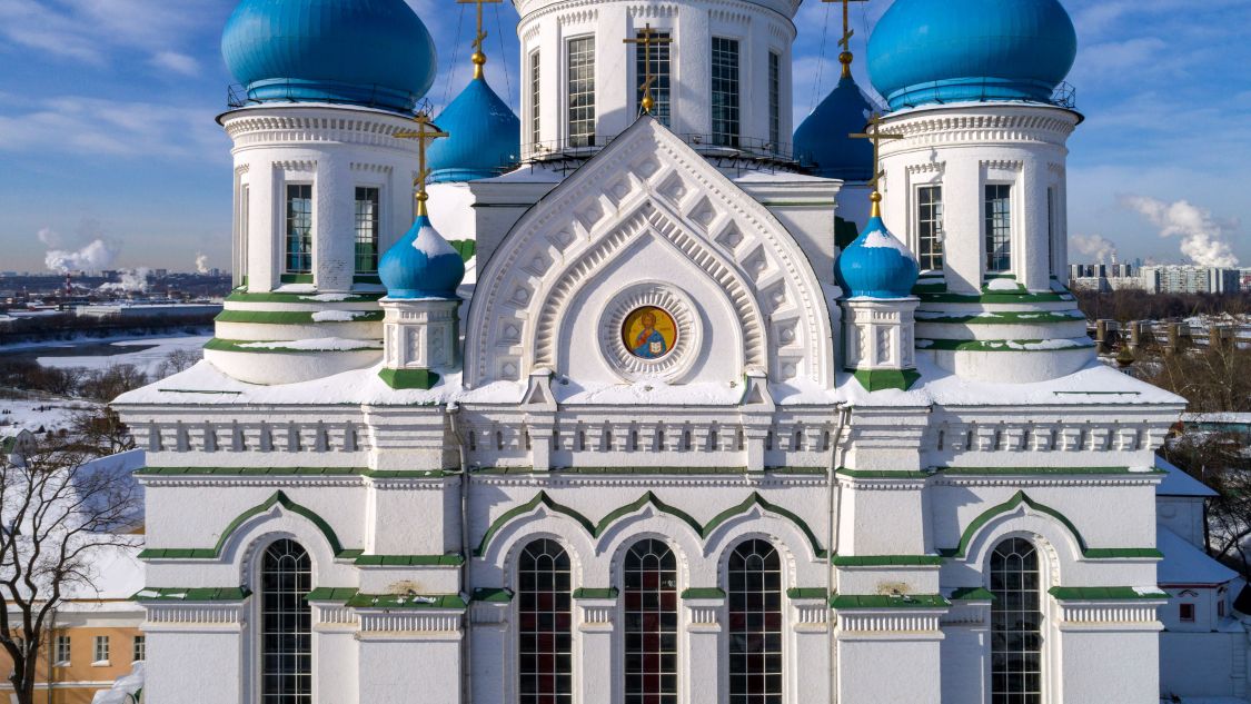 Николо-Перервинский монастырь. Собор Иверской иконы Божией Матери, Печатники (Юго-Восточный административный округ (ЮВАО), г. Москва). архитектурные детали