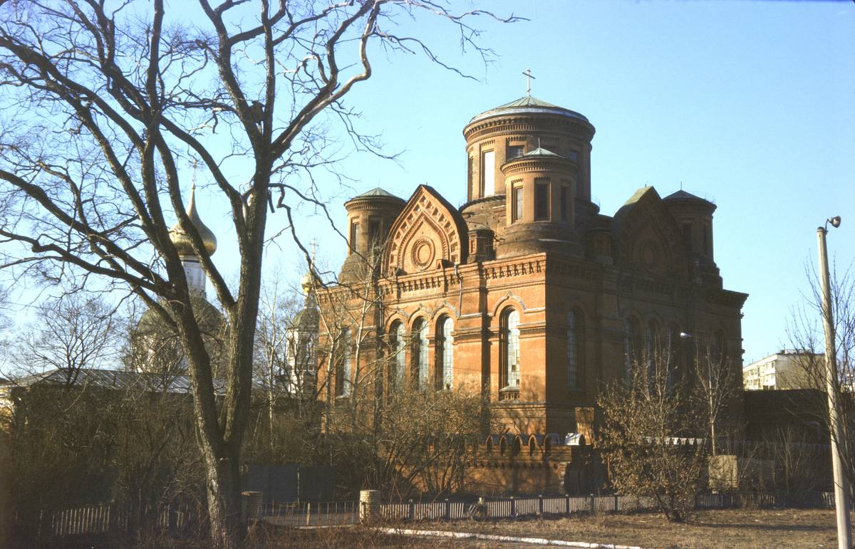 фасады. Николо-Перервинский монастырь. Собор Иверской иконы Божией Матери, Печатники (Юго-Восточный административный округ (ЮВАО), г. Москва)