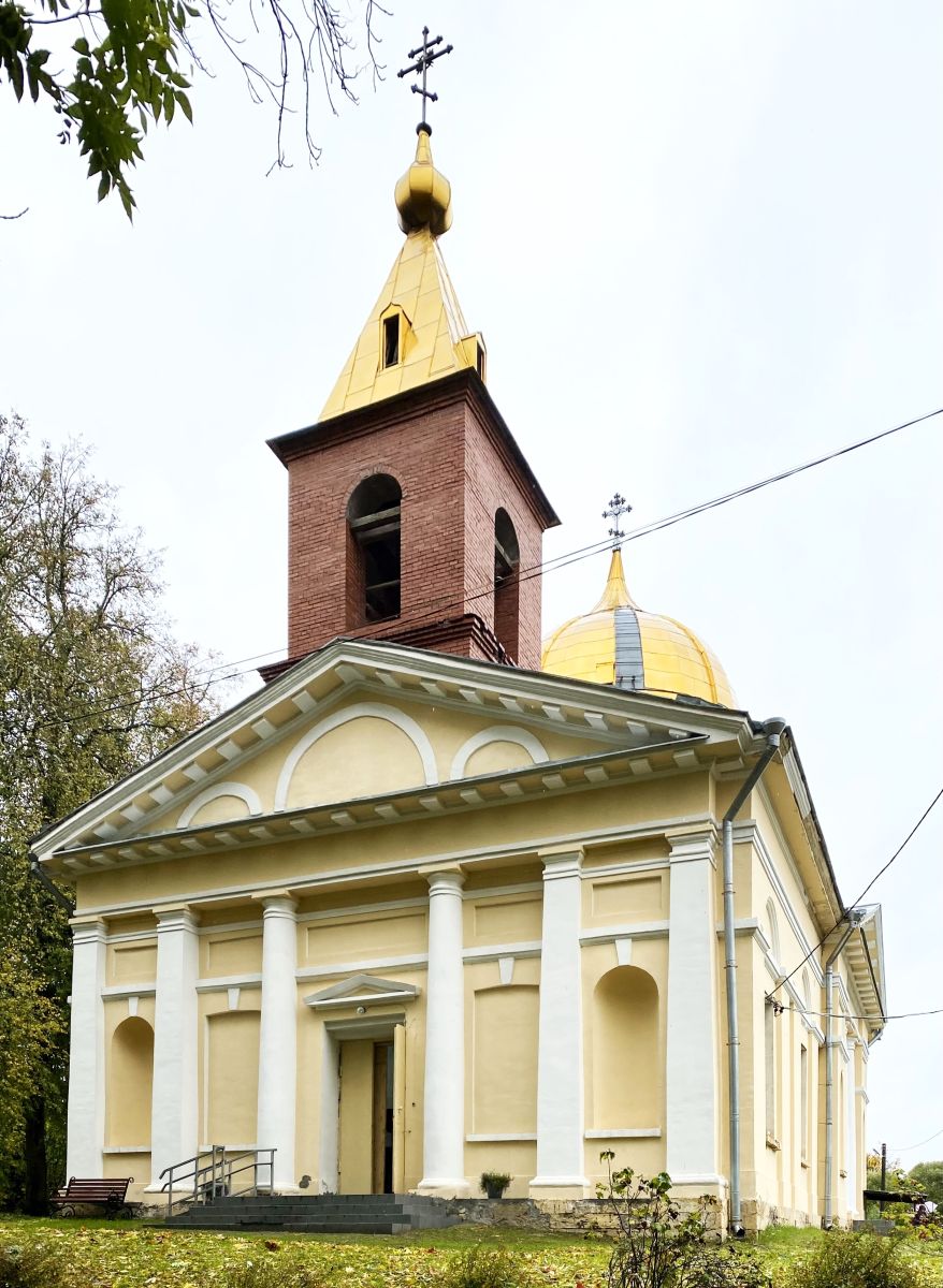 Орлино. Церковь Спаса Преображения. фасады, Вид с юго-запада