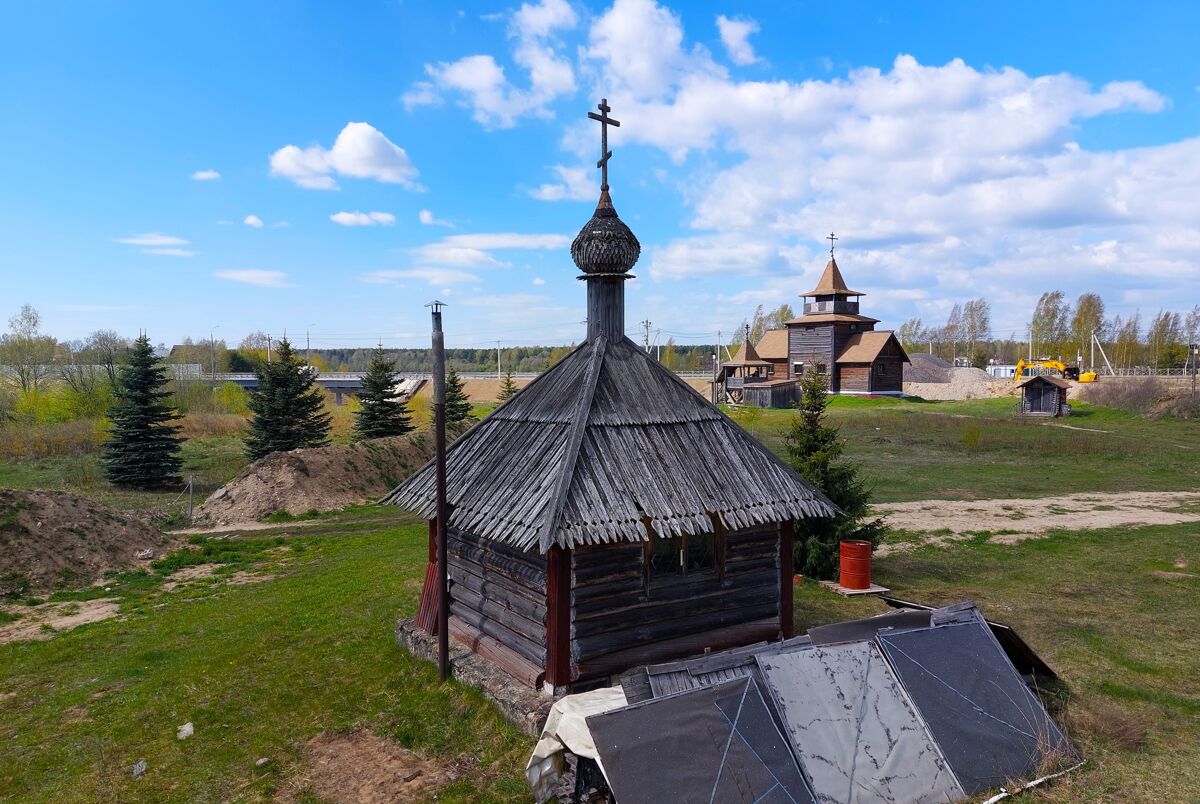 Часовня Тихвинской иконы Божией Матери, Анненское, урочище (Кировский район, Ленинградская область). фасады