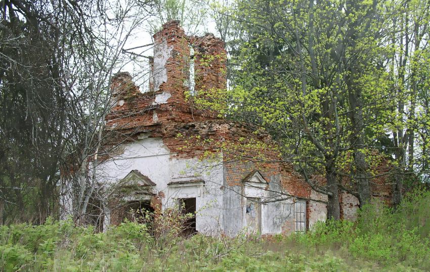 Васькины Нивы. Церковь Покрова Пресвятой Богородицы. фасады