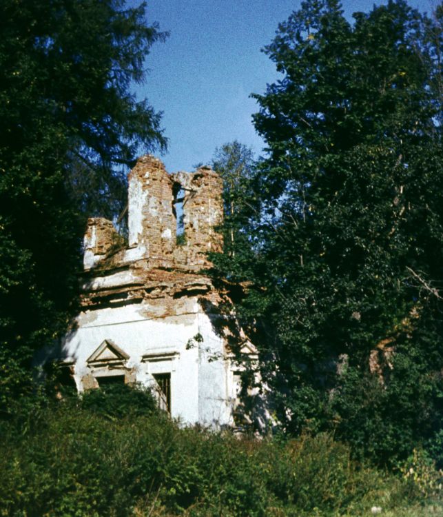 Васькины Нивы. Церковь Покрова Пресвятой Богородицы. фасады, 30 лет тому назад руины выглядили также, как и сейчас.