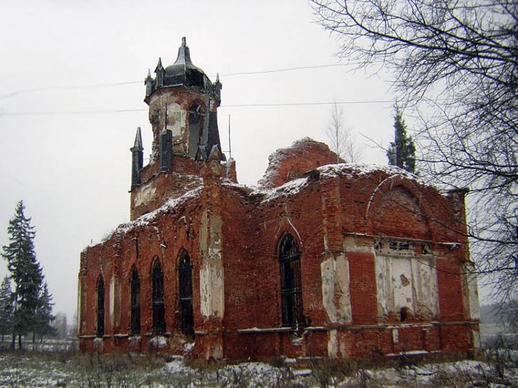 Андрианово. Церковь Троицы Живоначальной. фасады