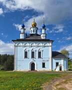Введенская Макариевская пустынь. Собор Введения во храм Пресвятой Богородицы, , Жабынь, урочище, Белёвский район, Тульская область