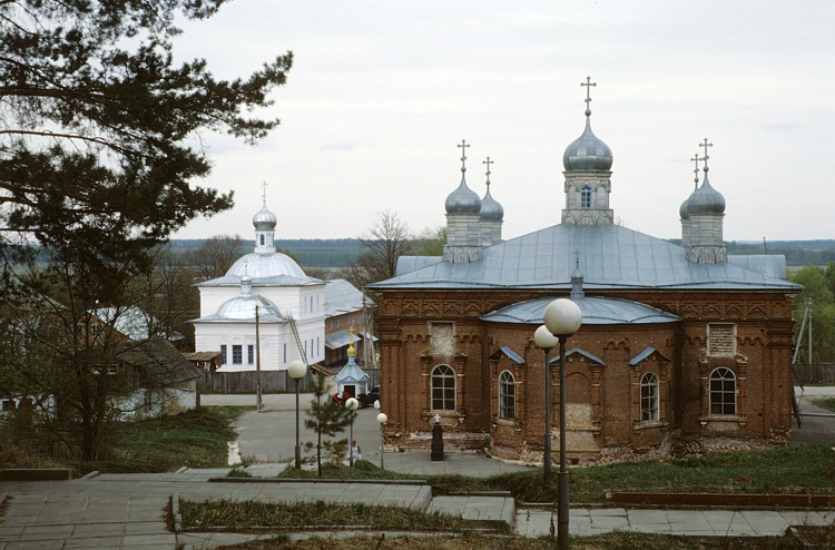 Жабынь, урочище. Введенская Макариевская пустынь. Церковь Макария Жабынского. фасады