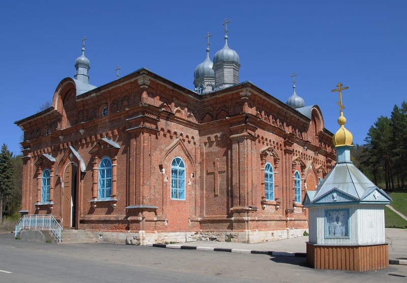 Жабынь, урочище. Введенская Макариевская пустынь. Церковь Макария Жабынского. фасады