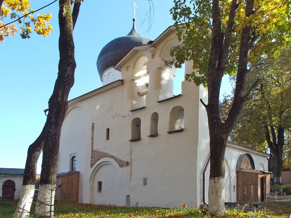 Спасо-Преображенский Мирожский монастырь. Собор Преображения Господня, Псков (Псков, город, Псковская область). фасады