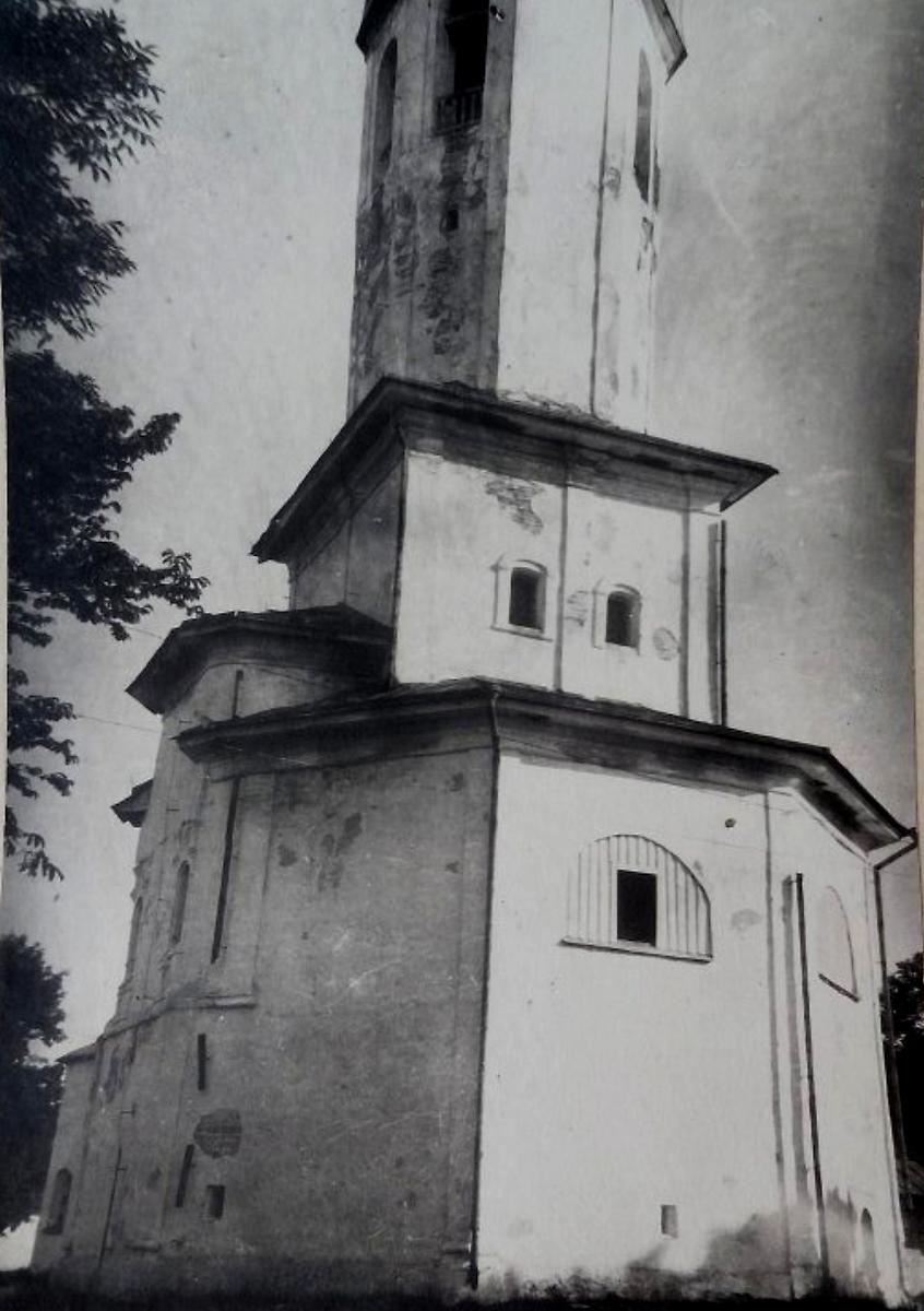 Вид с северо-востока. Фото начала XX в. из коллекции ГНИМА. (ГК № 65026456), архивная фотография. Снетогорский женский монастырь. Церковь Вознесения Господня, Псков (Псков, город, Псковская область)