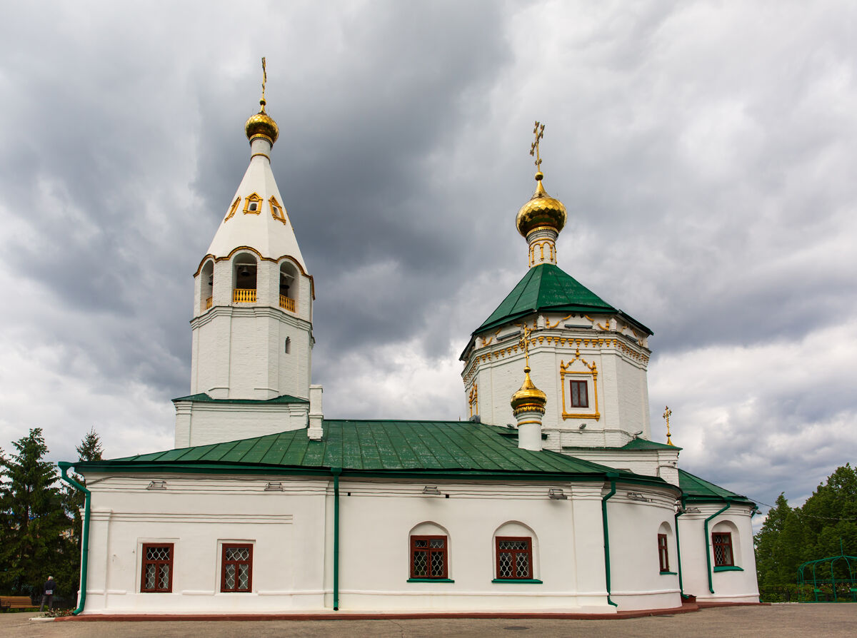 Спасо-Преображенский женский монастырь. Церковь Преображения Господня, Чебоксары (Чебоксары, город, Республика Чувашия). фасады