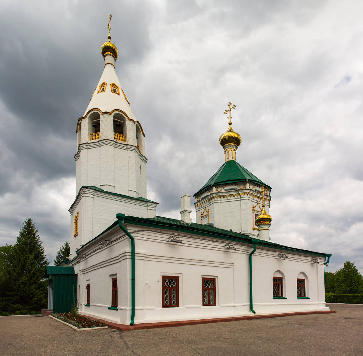 Спасо-Преображенский женский монастырь. Церковь Преображения Господня, Чебоксары (Чебоксары, город, Республика Чувашия). фасады