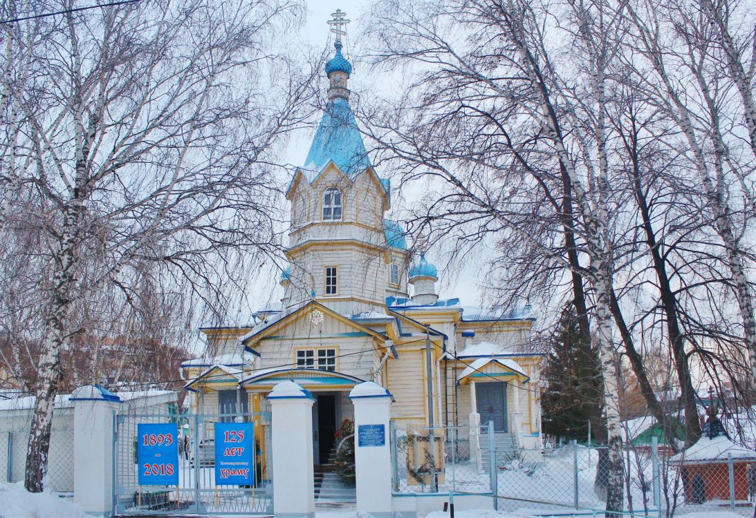 Уфа. Церковь Воздвижения Креста Господня в Нижегородке. фасады, Западный фасад