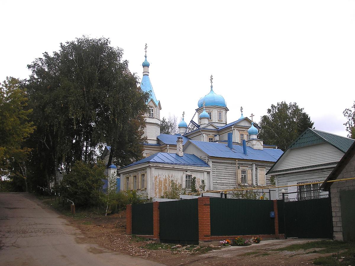 фасады. Церковь Воздвижения Креста Господня в Нижегородке, Уфа (Уфа, город, Республика Башкортостан)